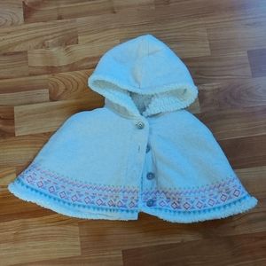 Baby Girl Koala Baby Sherpa Lined Poncho